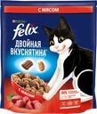 Корм сухой для взрослых кошек FELIX Двойная вкуснятина с мясом, 600г