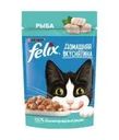 Влажный корм для взрослых кошек "Домашняя вкуснятина", FELIX, с рыбой 75 г
