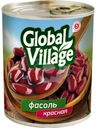 Фасоль Global Village красная в собственном соку 400г