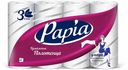Полотенца бумажные Papia белые 3 слоя 4 рулона