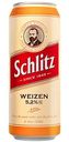 Пиво Schlitz Weizen светлое нефильтрованное 5,2 % алк., Россия, 0,44 л