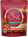 Корм для щенков PURINA ONE® курица-рис, 700г