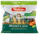 Конфеты Победа Вкуса Мишки в лесу шоколадные с вафельной крошкой без добавления сахара 200г