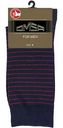 Носки мужские всесезонные Omsa Style 501 в полоску цвет: синий/красный, 45-47 р-р
