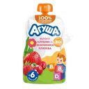 Пюре фруктово-ягодное детское АГУША Укрепляй-ка Яблоко, клубника, земляника и клюква, с 6 месяцев