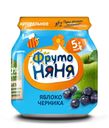 Пюре «ФрутоНяня» яблоко-черника с 5 мес., 100 г