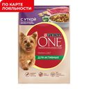 Корм для активных собак PURINA® ONE Мини утка-паста-фасоль, 85г