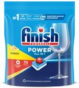 Таблетки Finish Power Лимон для посудомоечной машины 70 шт