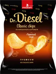 Чипсы картофельные DR.DIESEL Горячий сыр