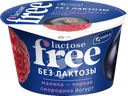 Йогурт VIOLA FREE безлактозный с наполнителем Малина, черная смородина 2,7%, без змж, 180г