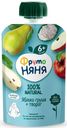Пюре фруктовое детское ФрутоНяня Яблоко, груша и творог с 6 месяцев, 90г