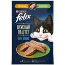 Влажный корм для кошек Felix Вкусный паштет курица-кролик, 75г
