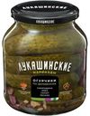 Маринованные огурчики Лукашинские по-деревенски с хреном и смородиной, 670г