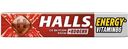 Карамель леденцовая Halls Energy со вкусом Колы с кофеином и витамином В6, 25г