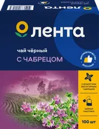 Чай черный ЛЕНТА с чабрецом байховый
