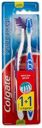 Зубная щетка Colgate Массажер, средней жесткости, промоупаковка 1+1