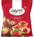 Мини-маффины Шарлиз с клубничной начинкой 433г