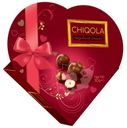 Конфеты Chiqola с фундучной начинкой в глазури с какао 100г