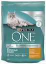 Сухой корм Purina One с курицей и цельными злаками для взрослых кошек 200 г