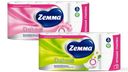 Туалетная бумага Zewa/Zemma Deluxe 3 слоя, 8 рулонов в ассортименте