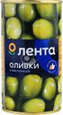 Оливки с косточкой ЛЕНТА зеленые крупные, 370мл