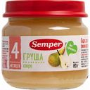 Пюре Semper Груша с 4 месяцев, 80 г