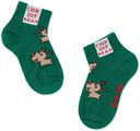 Носки детские Conte-Kids New Year 649 хлопок зеленые р 20-22