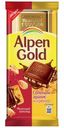 Шоколад Alpen Gold Молочный с соленым арахисом и крекером 85г