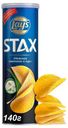 Чипсы картофельные Lay's Stax Нежная сметана и лук 140 г