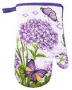 Прихватка-рукавица Wellness Роза цвет:сиреневый/белый, 17×27 см
