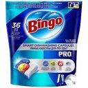 Капсулы для посудомоечных машин Bingo Pro лимон, 36шт.