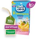 Каша молочная «ФрутоНяня» «Я проснулся» из пяти злаков с гушей и бананом с 6 мес., 200 мл