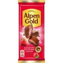 Шоколад Alpen Gold, молочный, клубника-йогурт, 85 г