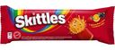Мороженое Skittles Молочное с апельсиновым соком и мармеладом Черная смородина в клубничной глазури 3%, 64г