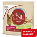 PURINA ONE Здор вес сух корм д/соб мин ин/рис1,5кг(Нестле):6