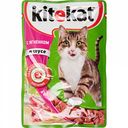 Корм для кошек в соусе Kitekat с ягненком, 85 г