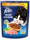 Сухой корм для взрослых кошек Felix Мясное объедение с курицей, 200 г