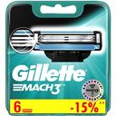 Сменные кассеты для бритвы Gillette Mach3, 6 шт.