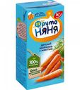 Нектар ФрутоНяня Морковь с мякотью, с 4 месяцев, 0,2 л