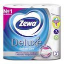 Туалетная бумага Zewa Deluxe Белая 3 слоя 4 рулона