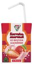 Коктейль молочный из Вологды со вкусом клубники ультрапастеризованный 2,5%, 200 мл