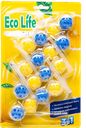 Блок туалетный подвесной, 3 в 1, 4 шт*50 г, ТМ «ECO LIFE»
лимон