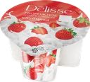 Творожное зерно в сливках DELISSE Клубника 5%, без змж