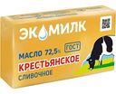 Масло сливочное Экомилк крестьянское 72,5%, 160 г