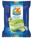 Мороженое Коровка Из Кореновки пломбир фисташковый в печенье Макаронс 15%, 70г