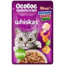 Корм влажный Whiskas Особое удовольствие Желе белая рыба, креветки, овощи для взрослых кошек 75г