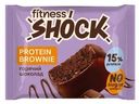Пирожное протеиновое Fitness Shock брауни с горячим шоколадом, 50г