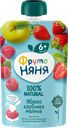 Десерт ФРУТОНЯНЯ из яблок, клубники и малины, с 6 месяцев, 90г