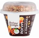 Йогурт Молочная культура Банан со вкусом карамели и гранола 3,5%, 215 г