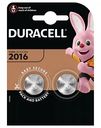 Батарейки литиевые Duracell CR2016/5000LC/DL2016, 2 шт.